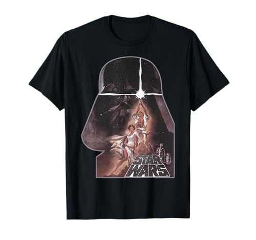 Star Wars Retro Group Jedi Poster T-Shirt au graphisme vintage