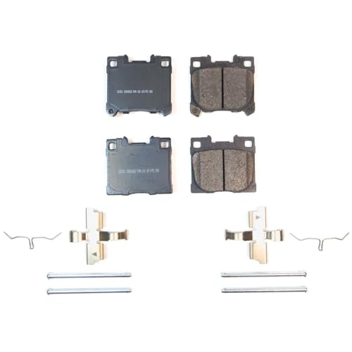 Image of PowerStop Rear Brake Pads For Toyota GR Corolla 2023-24 - Ceramic Brake Pads With Installation Hardware, 17-2451