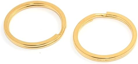 Gold Plated Keychain Rings 33mm Split Ring Key Holder Craft Supplies 1/3/5/10 pcs (3) image 3