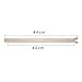 CONSANTO Invisible Zippers for Sewing, Nylon Coil Conceal Zippers for Tailor Sewing Crafts, Pack of 20 (16 inch, Beige)