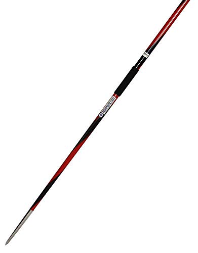 4THROWS Elite Javelin 600 Gram 60 Meter Steel Tip - IAAF Certified - [1 Year Warranty] Girl's High School College Track and Field (RED)