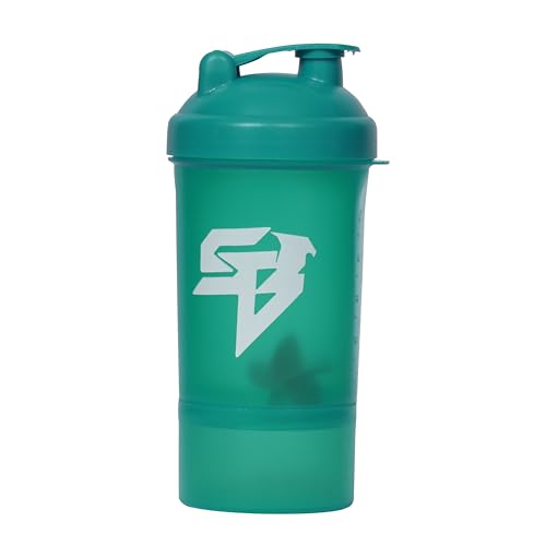Image of Steelbird Smart 500ml: High-Performance Gym Protein Shaker Bottle - Boost Your Workout! (Green)