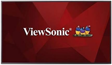 ViewSonic CDE6510 65 Inch 4K UHD Commercial Display with 8GB Multi-Core CPU Android SOC Embedded LAN OPS Slot Internal OSB and RS232