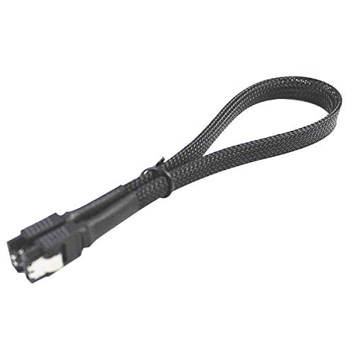 Cable de datos SATA 3.0 30cm Darkside DS-0144 negro