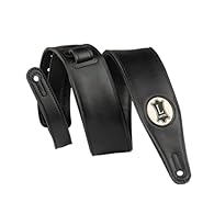 Levy's 2.5" Vegan Leather Series Black Strap Made with Eco-Friendly Manufacturing Processes and Techniques Ladder-Style Height Adjustment Adjustable from 48" to 55" Hand Crafted in Nova Scotia, Canada