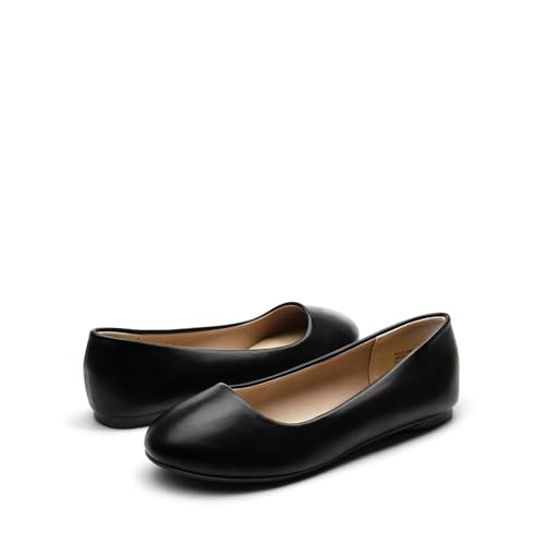 Image of DREAM PAIRS Women's Sole-Simple Ballerina Walking Flats Shoes