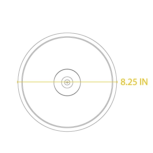 Image of Lodge Round Tempered Glass Lid - Versatile Glass Lid for 8 Inch Skillets and Pans - Dishwasher Safe and Oven Safe up to 400 (Pack of 3)