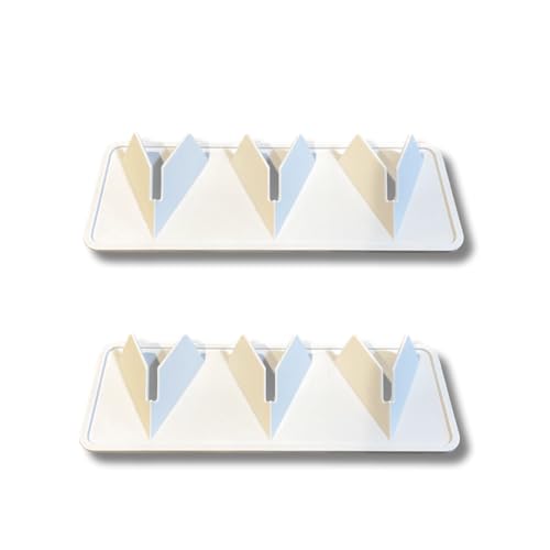 Chatelet Towel Hook Holder for Treadmills | 3-Towel Secure Holder for Home Gym & Cardio Workouts | No More Dropped Towels | Made in USA (Two-Pack, White)