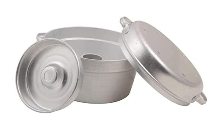 HANDVA Pot Aluminium Cake Baking Pot, Round, Silver, Small | Traditional Handva, Oven Safe, Induction Compatible, 20x15x10 cm-picture-34