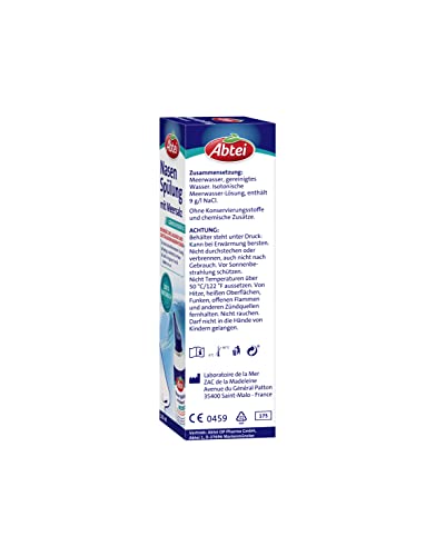 ABTEI Nasenspülung mit Meersalz - Meerwasser Nasenreiniger - 100 ml – Ansicht 5