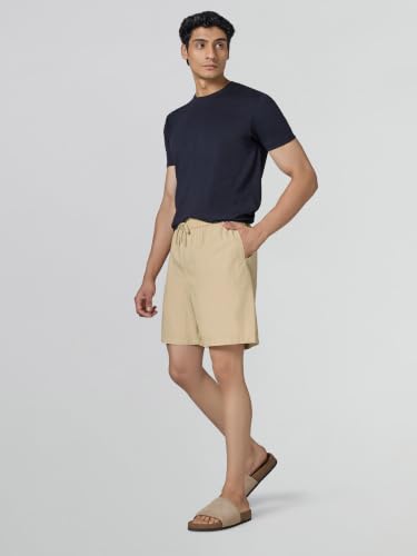 Image of XYXX Zen Solid Shorts for Men with Side Pockets and Drawstring |Relaxed Fit Shorts