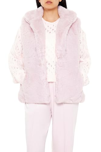 Forever 21 Women's Notched Faux Fur Vest