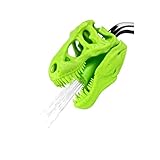 Wash N Roar Sculpted T-Rex Skull Shower Head, Dinosaur Kids Cool Shower Head Attachments