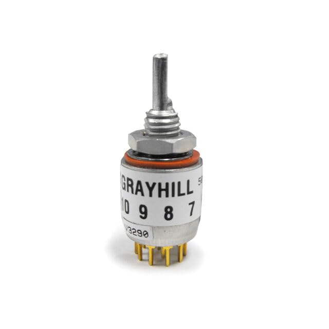 50M90-01-2-02N, Rotary Switches Rotary Switch Miltry 90deg