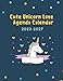 Produktbild Cute Unicorn Love Agenda Calendar | 5 Year Weekly Planner | 60 months Planning Agenda Schedule Organizer with Coloring Unicorn and Notes: 200 Pages
