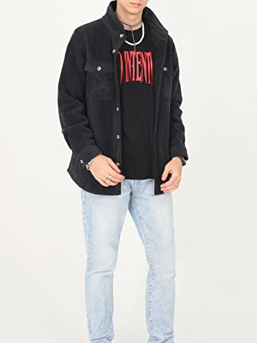 Image of ThCreasa Boys Sherpa Lined Plaid Button Shirt Jacket