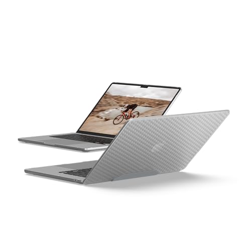 URBAN ARMOR GEAR UAG – Coque de protection pour MacBook Air 15" M4/M3/M2 2023-2025 (A2941, A3114, A3241) – Coque de protection robuste transparente et résistante aux rayures, Essential Armor Ice