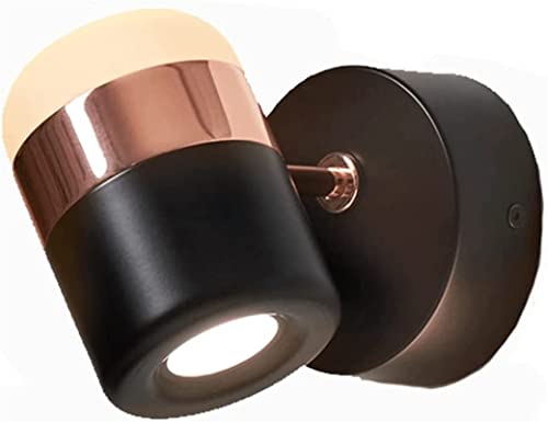 Lampe murale réglable à angle rotatif avec éclairage LED