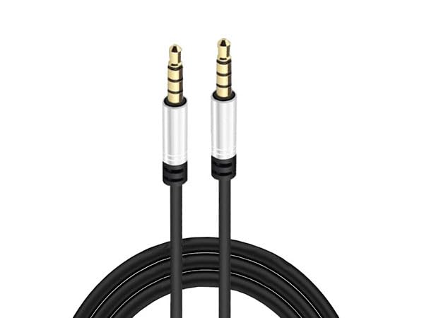 Auxiliary Cable Male to Male Auxiliary Cable, Copper Shell 3.5mm 1/8 TRS to 1/8 TRS Male to Audio Cable for Speakers, Cars, Home Stereos, Headphones, and Tablets, 3.3 Ft.