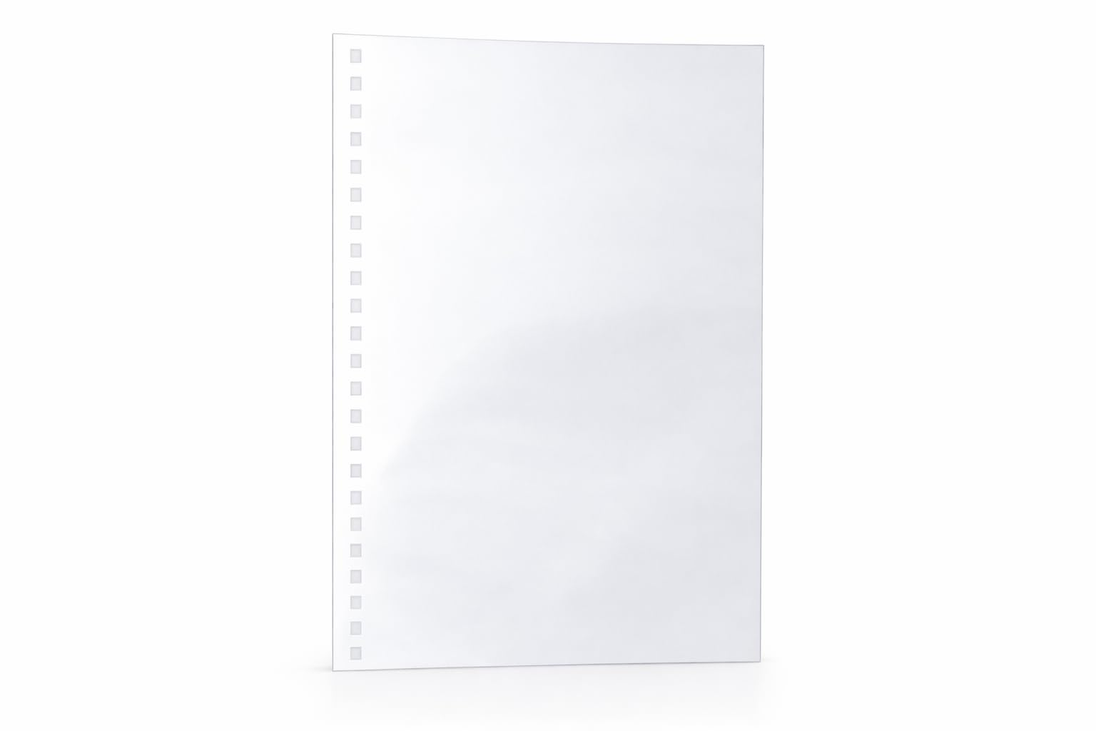 Bind2Go® A4 Clear PVC Binding Covers – 240 Micron – Pre-Punched (34 Hole) for Wire Binding – Pack of 50