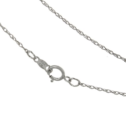 925 Sterling Silver Travel Necklace Charm Pendant with Chain, Barbados