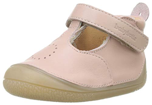 babybotte ZOELA, Baskets Fille, Rose (Nude 401), 18 EU