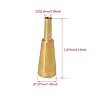 Mxfans 9.8mm Outer Diameter 3C Trumpet Mouthpiece Replacement Golden-Plated Musical Instrument Accessory