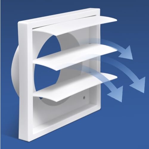 Cubierta de ventilación para conducto de escape para campana extractora con protección contra plagas, diseñada para evitar el ruido, el olor y la entrada de animales, adecuada para varios usos de