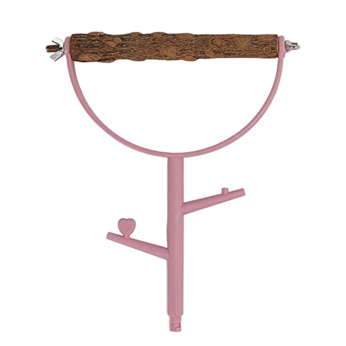 Image of Bird Stand Tabletop, Parrots Training Stand Wood Birds Playstand Bird Play Stand Cockatiel Playground Wood Perch Gym Playpen Ladder for Small Medium Parrots, Conures, Parakeets, Finch
