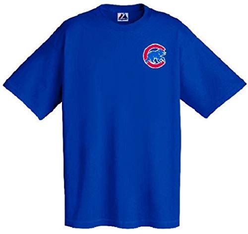 Chicago Cubs MLB Officially Licensed Majestic Major League Baseball Replica T-Shirt Jersey