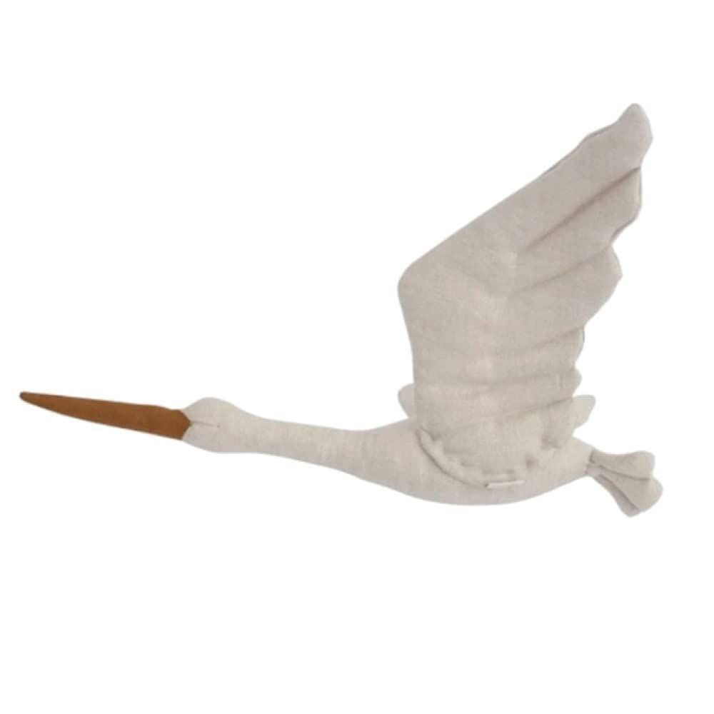 Cotton Line Wandbehang Schwan Plüsch Gefüllte Zimmer Anhänger Home Schlafzimmer Kinderzimmer Dekoration Hängende Verzierung, Weiß