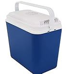 weg-ist-weg.com Interior WA240V elektrische Kühlbox, Mini Kühlschrank 22 L fürs Auto, Thermoelektrische Autokühlschrank Campingbox mit 12 V Anschluss, Minikühlschrank, EEF A+