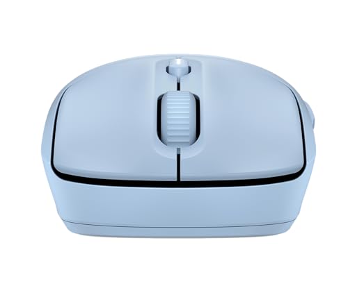Image of HP 400 Quiet Wireless Mouse, Dual Bluetooth & 2.4GHz, Soft Silicone, Quiet Clicks, Microsoft Wheel, 24-Month Battery, 6000 DPI, Ambidextrous, Eco-Friendly Design, Multi-OS, Blue