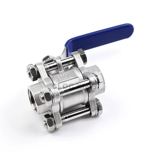 Robinet à tournant sphérique BSPT 1-1/4" type de filetage en acier SS304 - 5