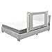 GOPLUS 1,5/1,8/2M Barrière de Lit, Barrière de Sécurité Inférieure Réglable en Hauteur 80-94,5cm, Fermeture à Double Verrouillage, Barre de Lit Anti-Chute pour Enfants et Bébés (150x44x80-94,5CM)