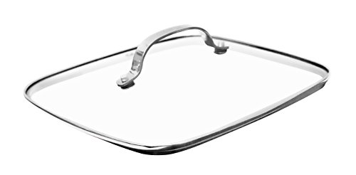 BestofTv 3700590907839 Tapa, Cristal, Acero Inoxidable, 24 cm