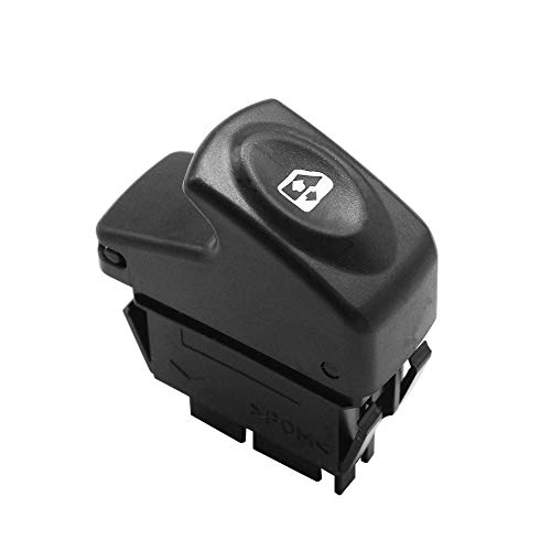 RuleaxAsi Substituição para OE Renault Clio Kangoo Megane Scenic Window Switch Switch 6 Pin Right 77