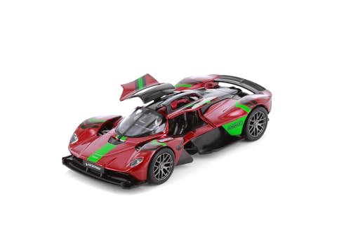 Modelo a escala 1:36 Aston Martin Valkyrie Rojo miniatura 2