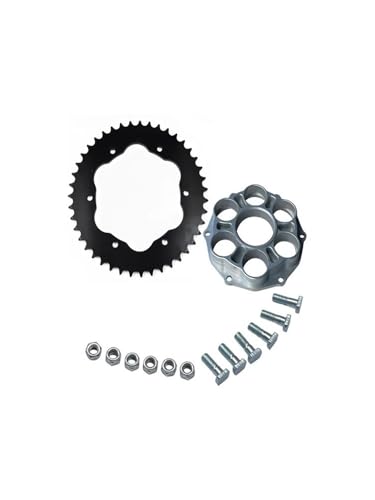 Pignon arrière moto 39T avec support argent pour Ducati 1199 1299 V4