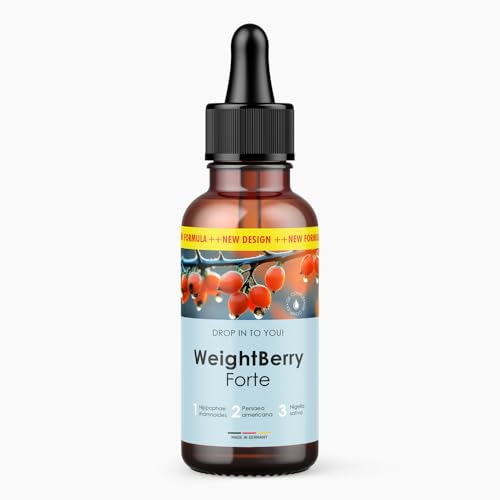 Weightberry Forte Drops | para mujeres y hombres | contenido de 30 ml por frasco 1x