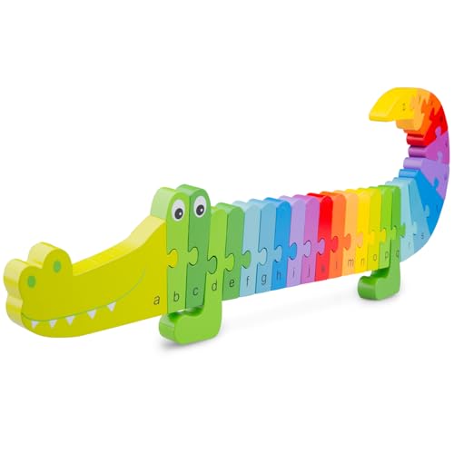 New Classic Toys Crocodilo, puzzle com as letras