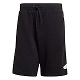 Reguläre Passform adidas Herren Badge of Sport Shorts, Black, XL