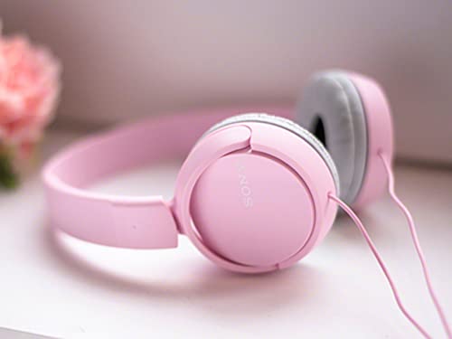 Image of Sony ZX Series Wired On-Ear Headphones, Pink MDR-ZX110