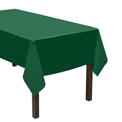 Party Essentials 54108HG-3 Heavy Duty Rectangle Plastic Table Cover Available in 24 Colors, 54 x 108