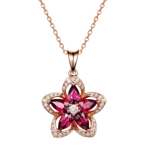 Pendentif rubis cellacity chaîne de clavicule pour sublimer vos tenues