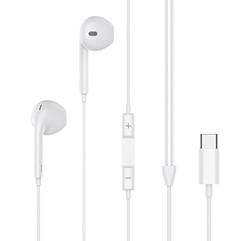 Fone de Ouvido Intra-auricular Tipo-C Estéreo Kaidi KD7009 Branco