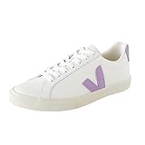 Veja Women's Esplar Logo Sneakers, Extra White Lavande, 5 Medium US