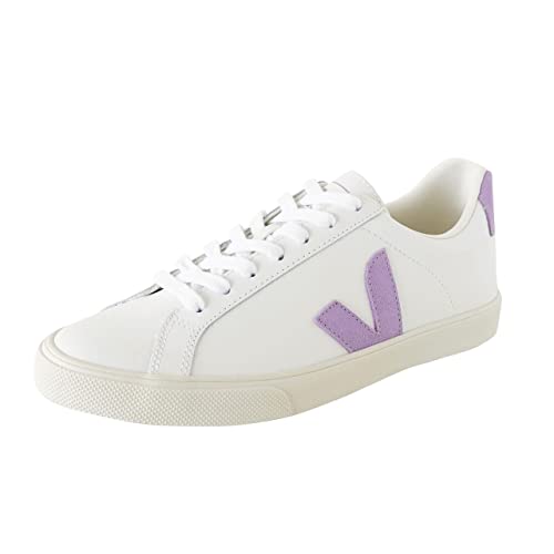 Veja Women's Esplar Logo Sneakers, Extra White Lavande, 5 Medium Us #TOP3