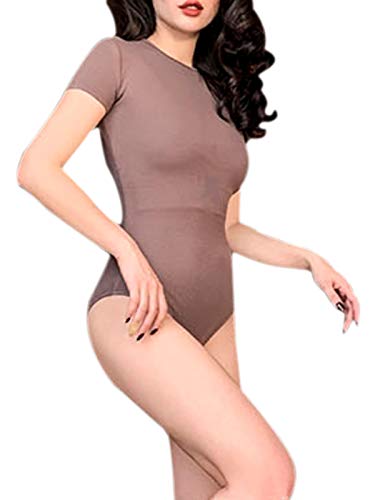 Maggie Tang Womens Short Sleeve Cami Tank Top Shirts Bodysuits