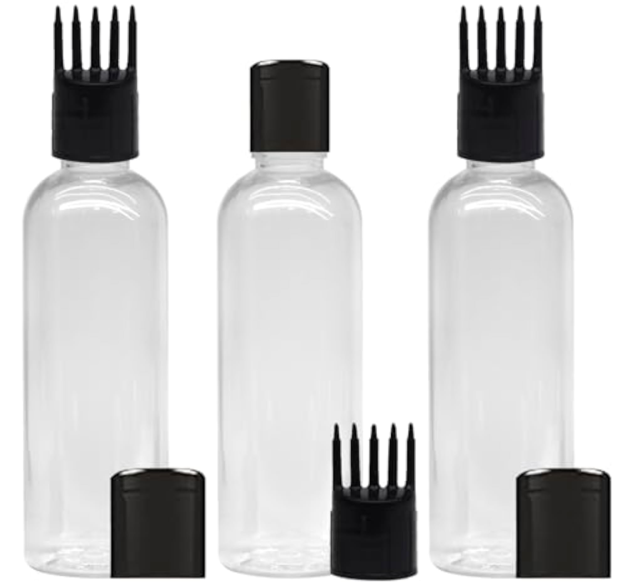 Hair Root Applicator Bottle for Oil and Shampoo Application